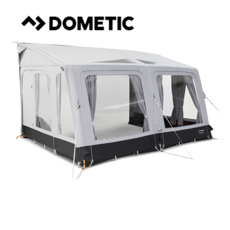 Dometic Grande Air Tour 390 Awning showcasing a spacious air awning setup for outdoor relaxation and comfort.