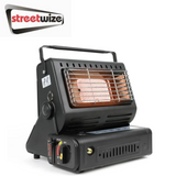 Streetwize 2 in 1 Portable Outdoor Gas Heater and Camping Stove
