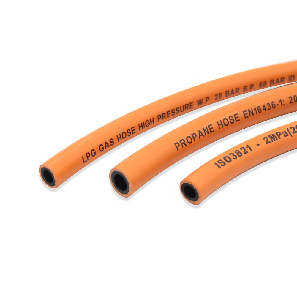 8mm Orange Rubber Gas Hose