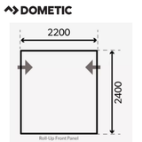 Dometic Leggera Air 220 S portable air conditioner unit with compact design and control panel, suitable for outdoor use.