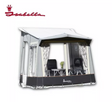 Isabella Minor Dawn porch awning with carbonX frame, showcasing the sturdy fabric cover and sleek design for outdoor shading.