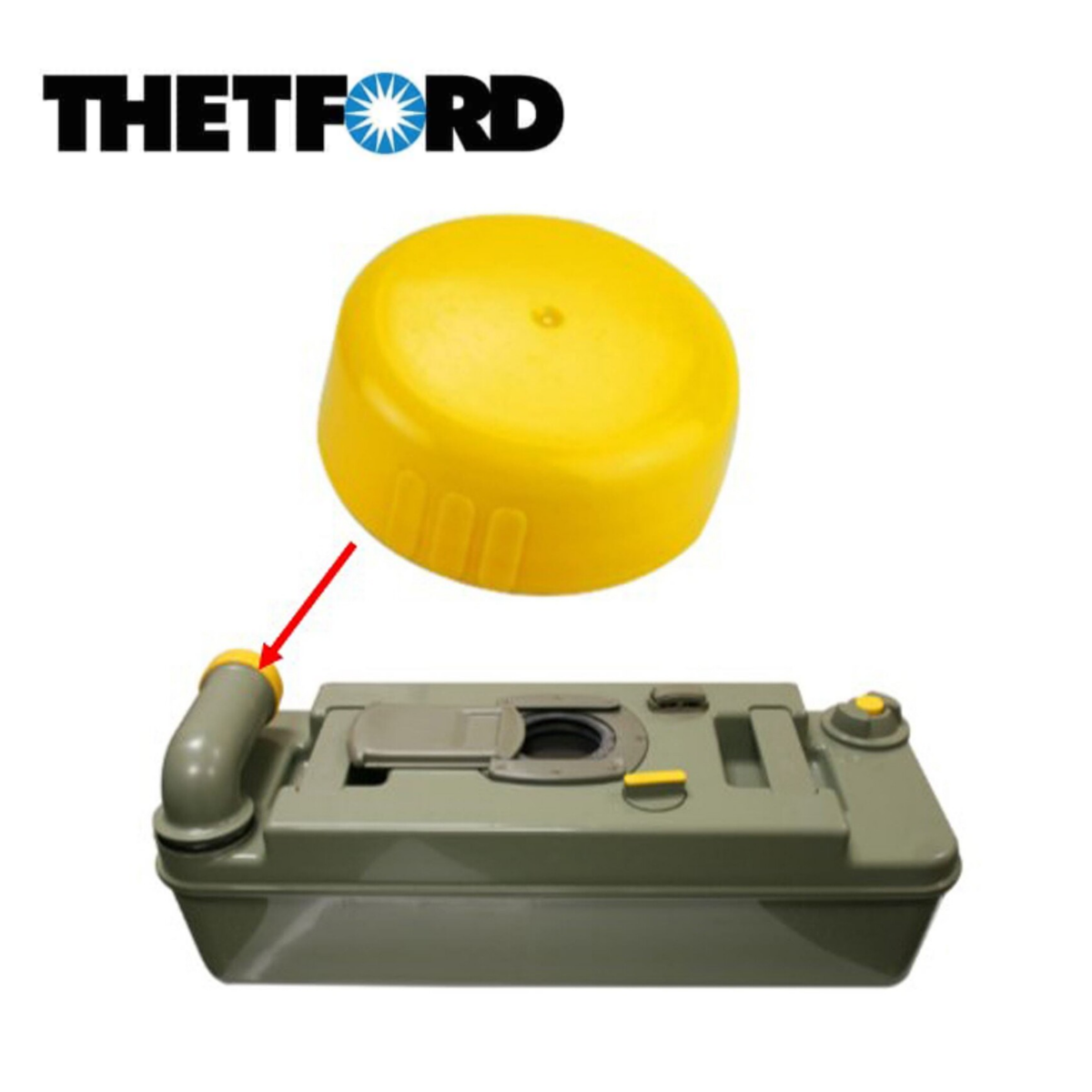 Thetford Yellow Dump Cap C2,C3,C4 C200 Series