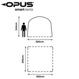 Opus Smart Air Gazebo Self Inflating