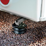 Maypole Caravan Stack Pads displayed in a stack, designed for secure caravan support and protection during transportation or storage.