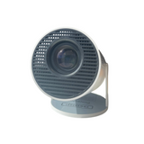 P.L.S Pro+ projector displaying a bright image on a wall, showcasing its high-resolution projection capability.
