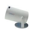 P.L.S Pro+ Projector displaying a bright image on a wall, showcasing its compact design and projection quality.