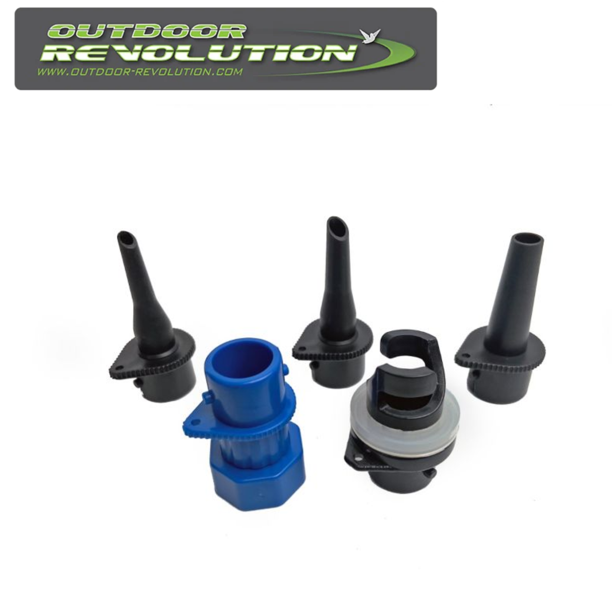 Outdoor Revolution high pressure hand pump with ergonomic handle and pressure gauge for efficient inflation outdoors.