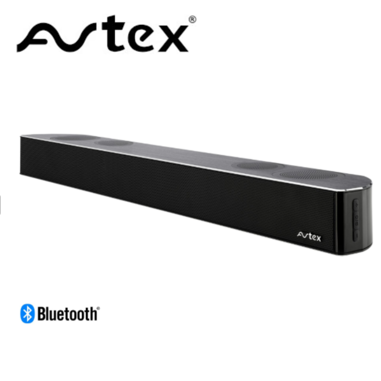 Avtex SB270BT all-in-one TV soundbar and Bluetooth speaker with sleek design and multiple connection options.
