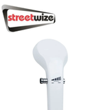 Streetwize 12V portable shower with hose and nozzle, compact design for camping and outdoor use, ideal for on-the-go water showers.