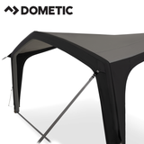 Dometic Sunshine Air Stay 400 air canopy attached to a vehicle, providing shade and shelter with a durable, lightweight design.