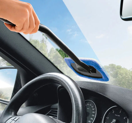 Streetwize Microfibre Easy Cleaner cloth being used to wipe a surface, showcasing its cleaning texture and effectiveness.