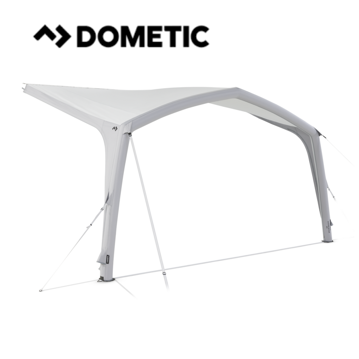 Dometic Sunshine Air Tour air canopy in a sunny outdoor setting, showcasing its spacious design and easy setup features.