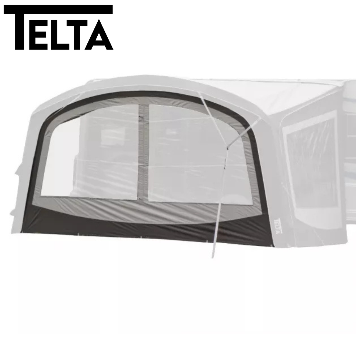 Telta Sky Link 330 front panel showcasing an air canopy design with a sleek, modern look and durable materials.