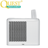 Quest Ice Chill Split Air Conditioner unit installed outdoors, with vents and branding visible, for efficient cooling in commercial spaces.