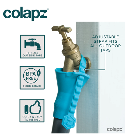 Colapz Flexi Pipe Trunk Kit for fresh water, flexible tubing with connectors, used for caravan and RV water systems.