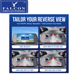 Falcon HD Wireless Camera System + 7″ Mirror Monitor With DVR Recording Function