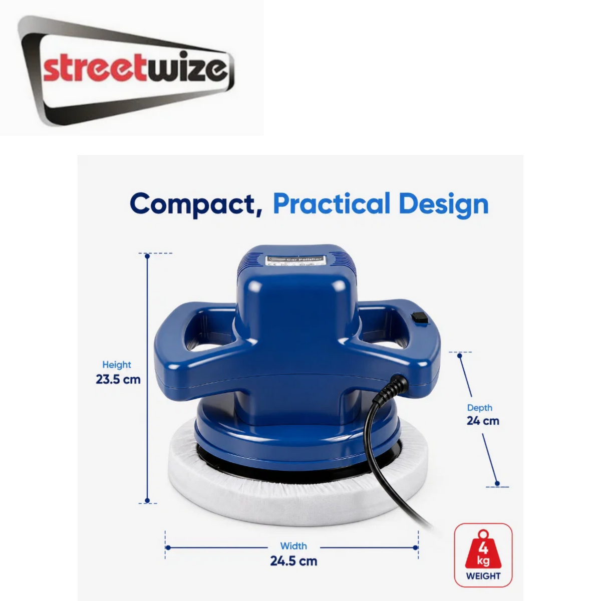 Streetwize 10" Car Polisher