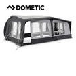 Dometic Residence Air All Season Awning attached to a camper, providing outdoor shade and protection in various weather conditions.