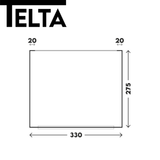 Telta Life 330 Air Awning showcasing a spacious, inflatable design ideal for camping or outdoor gatherings.