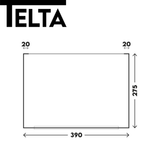 Telta Life 390 Air Awning by Cannock Caravan Accessories, showcasing its spacious design and inflatable structure.