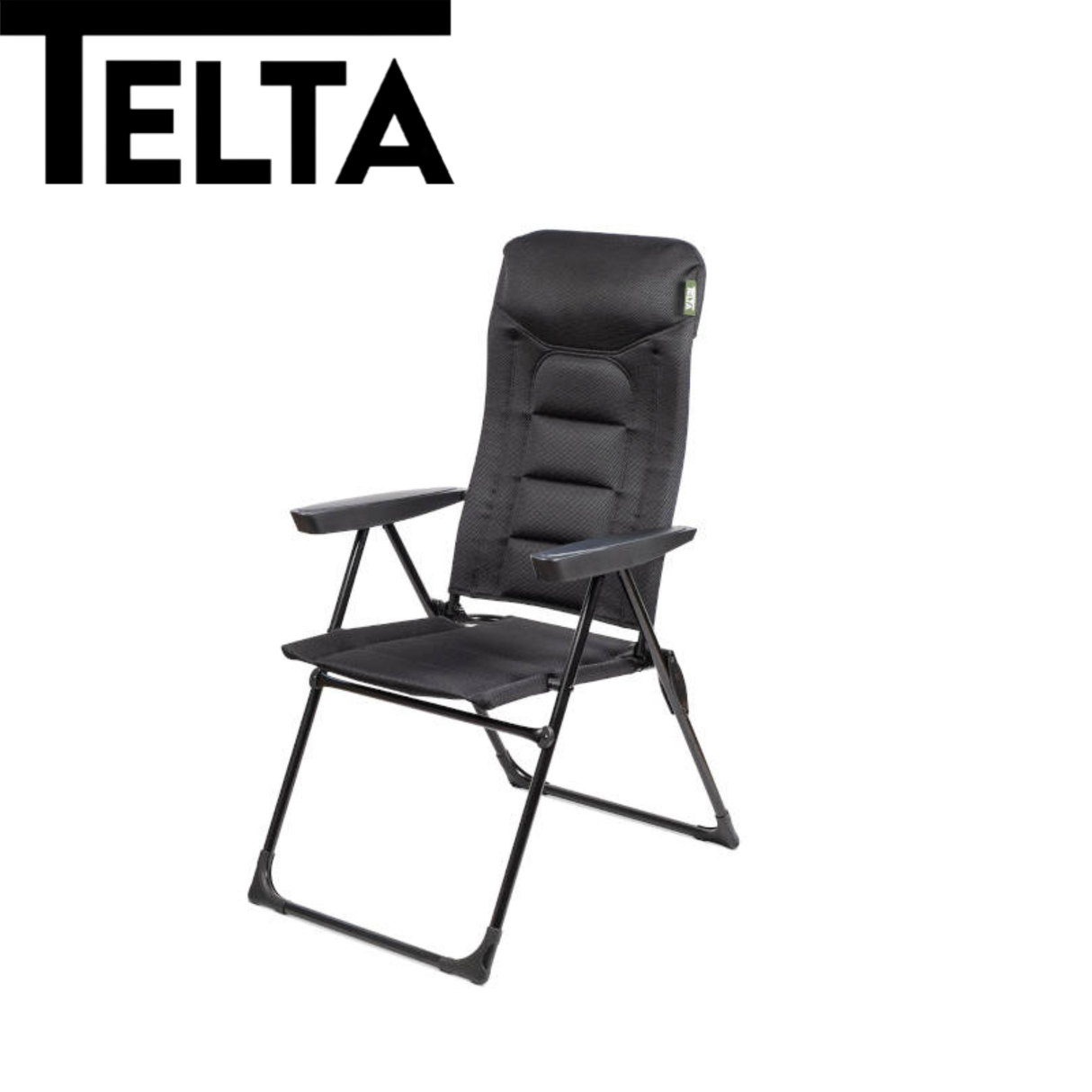 Telta Falster reclining chair in a modern living room setting, showcasing its ergonomic design and plush upholstery.