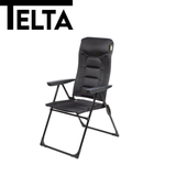 Telta Falster reclining chair in a modern living room setting, showcasing its ergonomic design and plush upholstery.