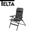 Telta Anholt Reclining Chair in neutral fabric with padded armrests and ergonomic design for comfortable seating.