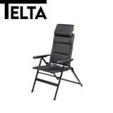 Telta Anholt reclining chair in a cozy living room setting, showcasing its modern design and adjustable reclining features.