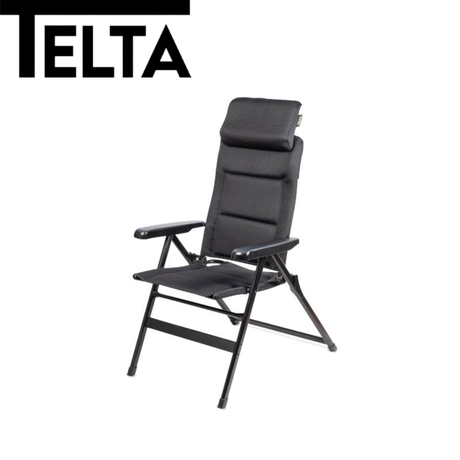 Telta Anholt reclining chair in a cozy living room setting, showcasing its modern design and adjustable reclining features.