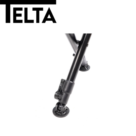 Telta Fyn Footrest with a sleek design, providing comfort and support for feet in a modern workspace or home setting.