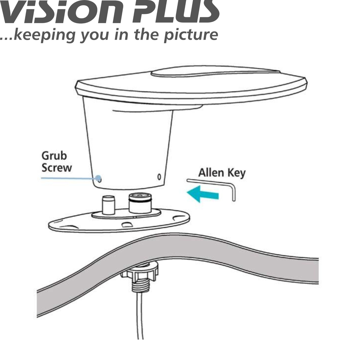 Vision Plus Status 270 omni-directional antenna with sleek design, ideal for enhancing signal reception.