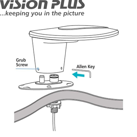 Vision Plus Status 270 omni-directional antenna with sleek design, ideal for enhancing signal reception.