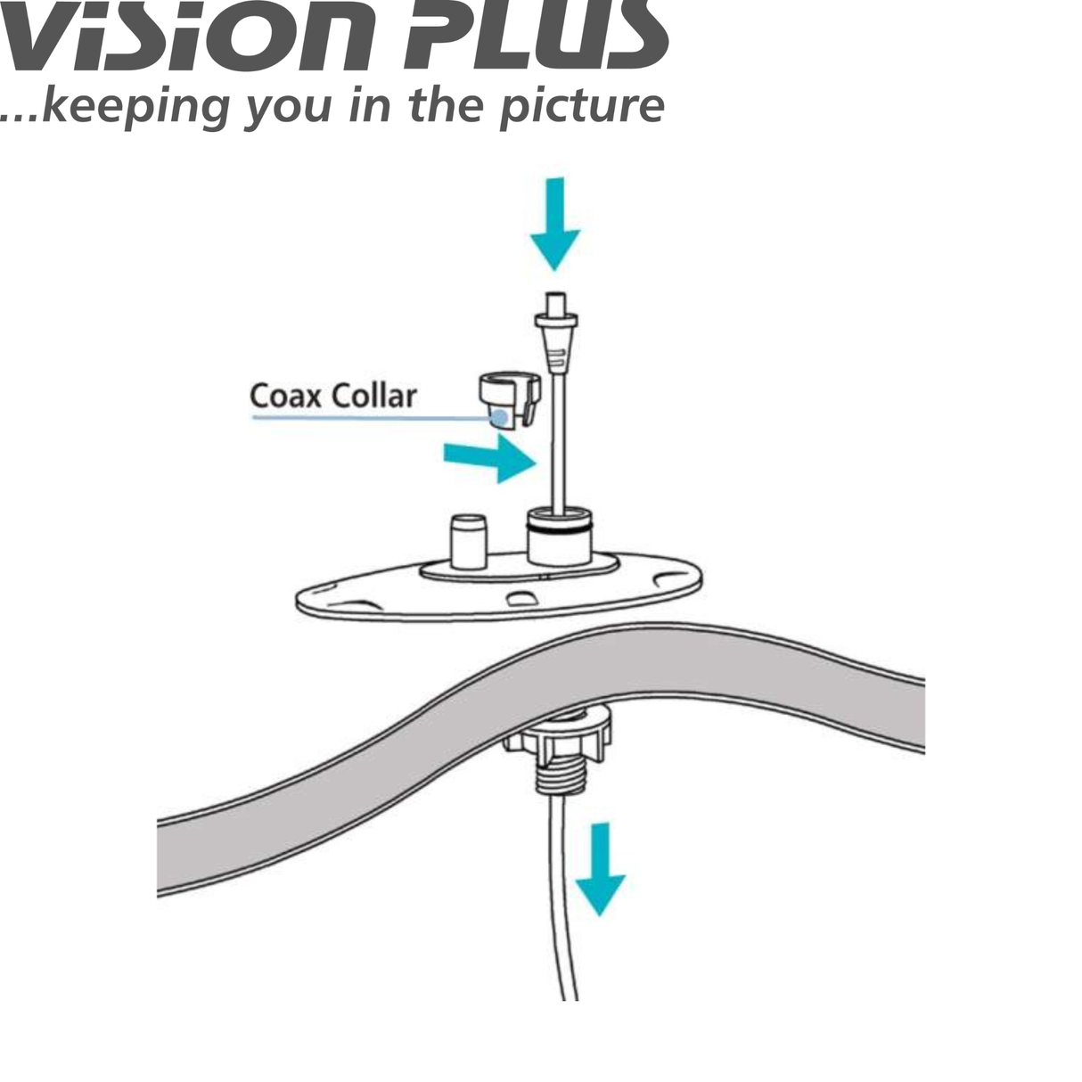 Vision Plus Status 270 omni-directional antenna with sleek design, ideal for enhancing signal reception.