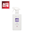 Autoglym Fast Glass vehicle cleaner spray bottle with clear liquid and spray nozzle against a neutral background.