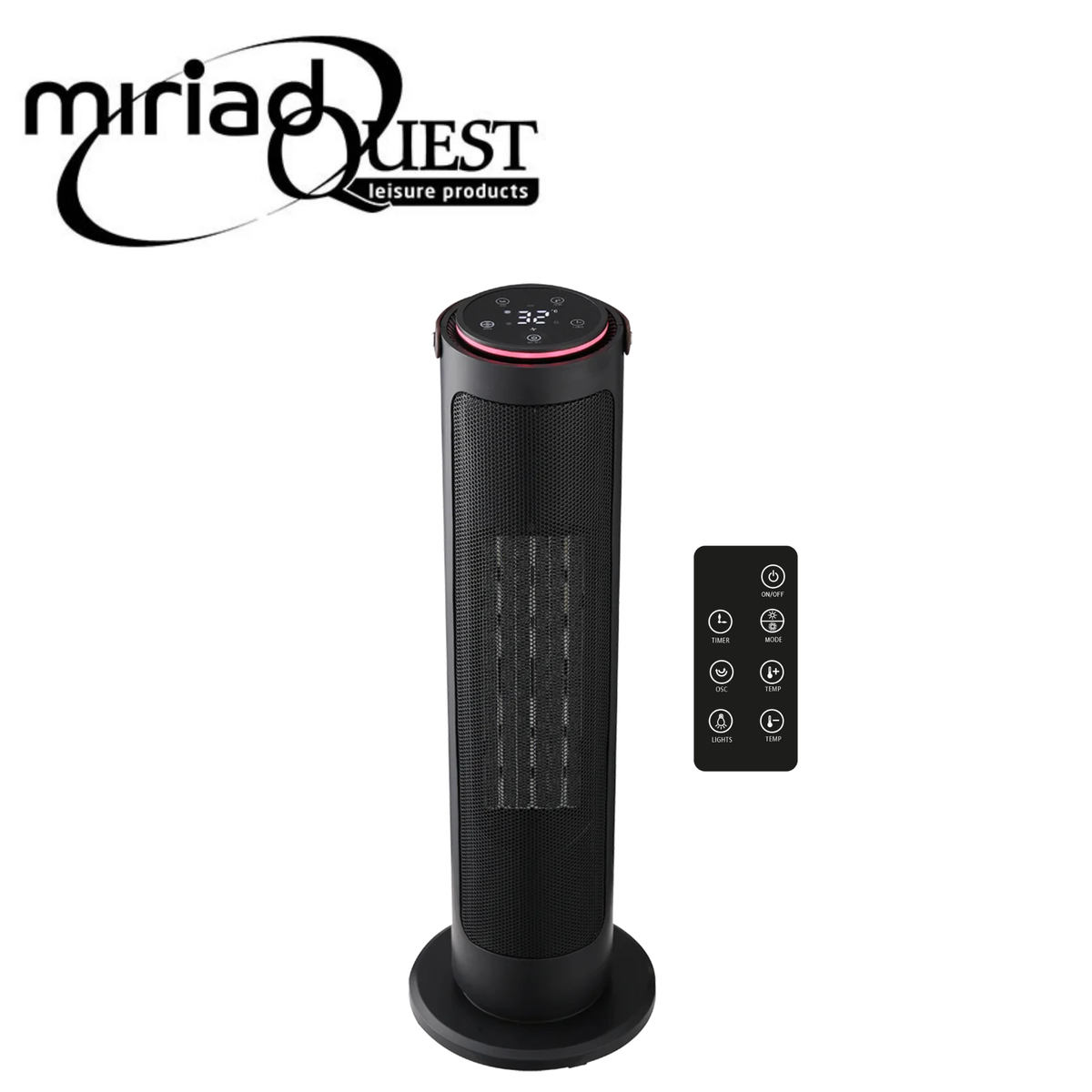 Quest Belarus Digital Ceramic Tower Heater