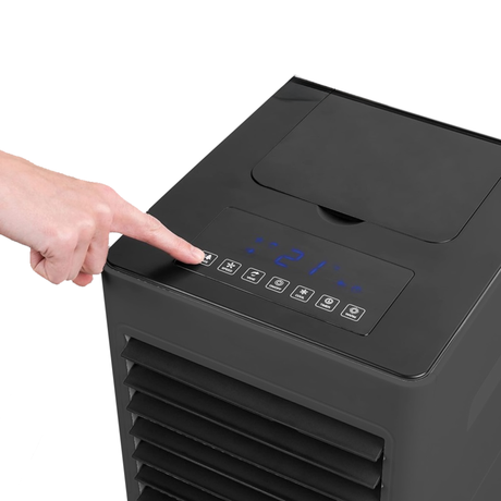Portable 6L digital air cooler by Air Cooler with adjustable vents and sleek design, ideal for cooling small rooms.