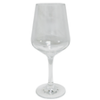 Alfresco wine glass 450ml with clear glass bowl and stem, suitable for red or white wine, elegant and modern design.