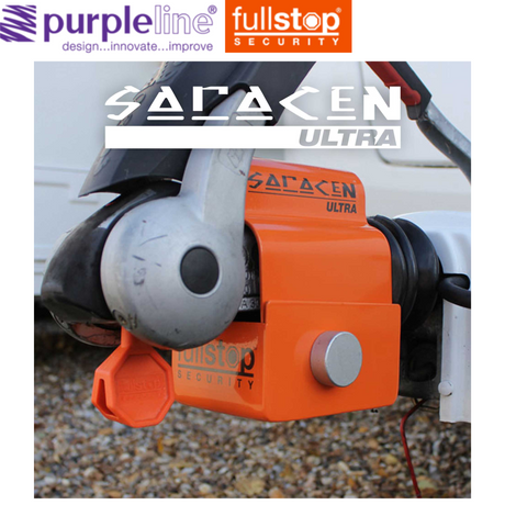 Purpleline Saracen Al-ko Hitch Lock for caravans, compatible with AK130, AK160, AKS1300, AKS2004, AKS3004 models.