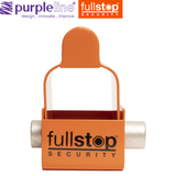 Purpleline Saracen Al-ko Hitch Lock for caravans, model AK130, AK160, AKS1300, AKS2004, and AKS3004, displayed on a white background.