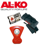 Alko Secure Wheel Lock Kit for 14-inch Erwin Hymer wheels, featuring sturdy metal lock and key for vehicle security.