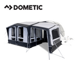 Dometic Club/Ace Air All Season Awning Extension, showcasing durable fabric and easy attachment for outdoor use.