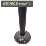 Outdoor Revolution aluminum nose weight gauge with metal feet, compact and durable tool for measuring trailer weight distribution.