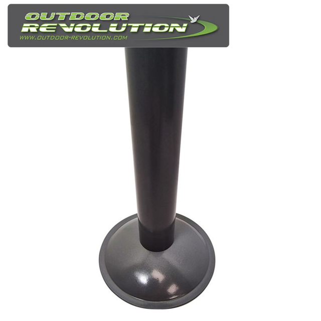 Outdoor Revolution aluminum nose weight gauge with metal feet, compact and durable tool for measuring trailer weight distribution.