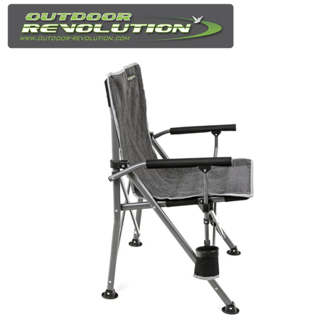 Outdoor Revolution Amalfi single arm rest chair with a comfortable design, set against a natural outdoor backdrop.