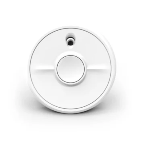 FireAngel Smoke Alarm SB1-R with white casing and integrated test button, designed for home safety and smoke detection.