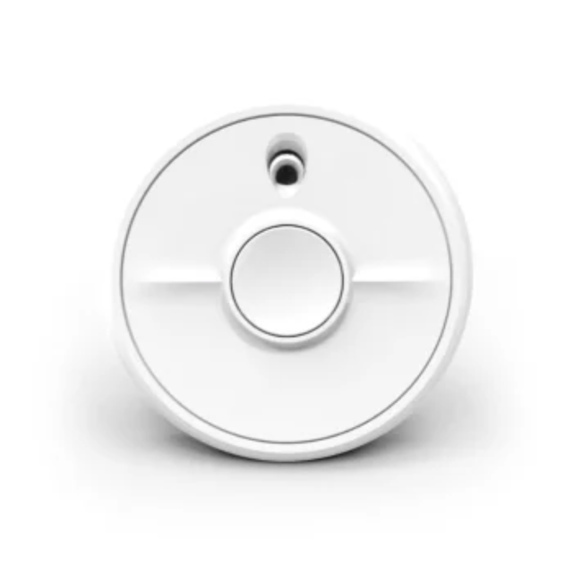 FireAngel Smoke Alarm SB1-R with white casing and integrated test button, designed for home safety and smoke detection.