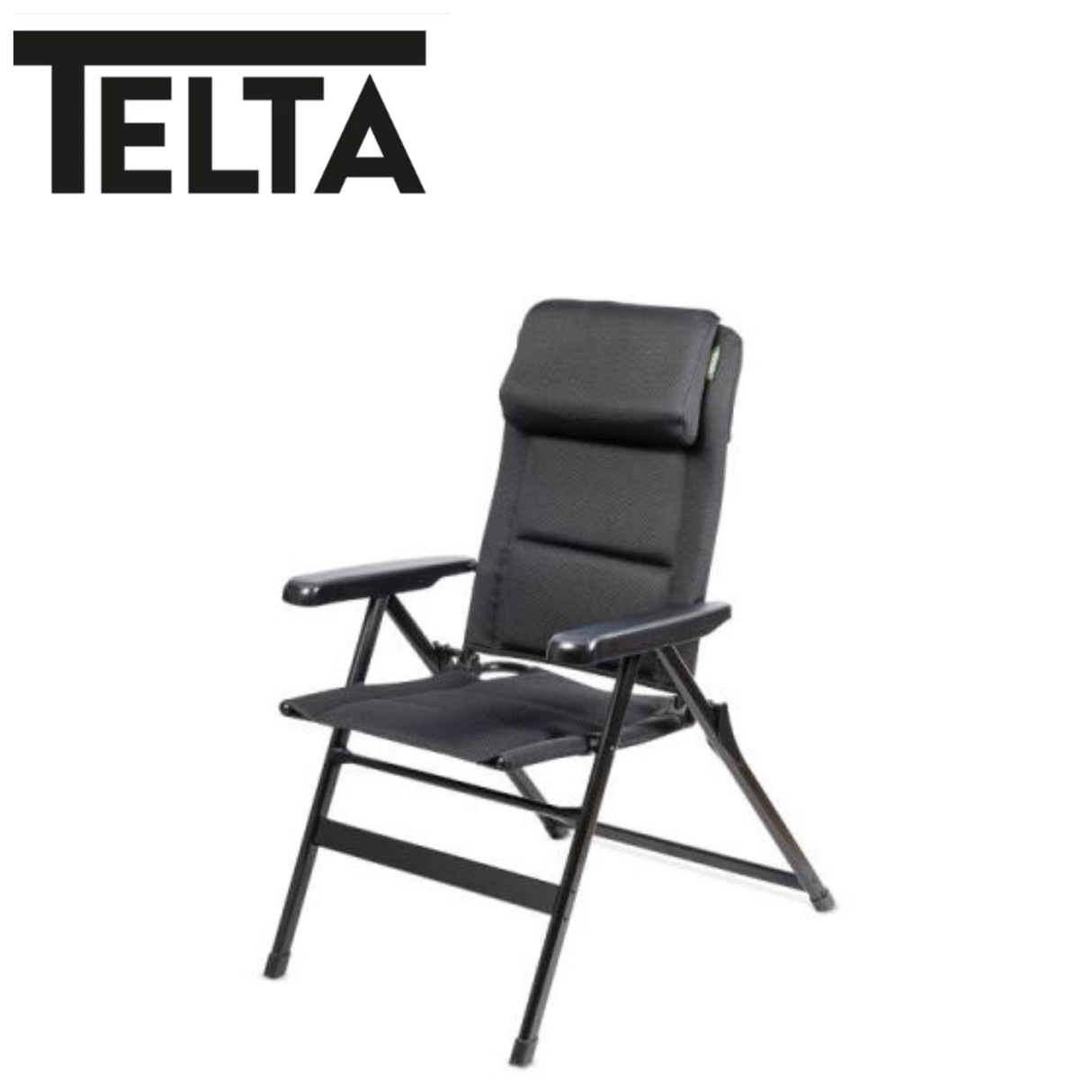 Telta Anholt reclining chair with plush upholstery and a modern design, shown in a comfortable, relaxed position.