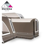 Dorema Deluxe XL Annexe for Onyx 270 Awning, featuring spacious design and durable fabric in outdoor setting.