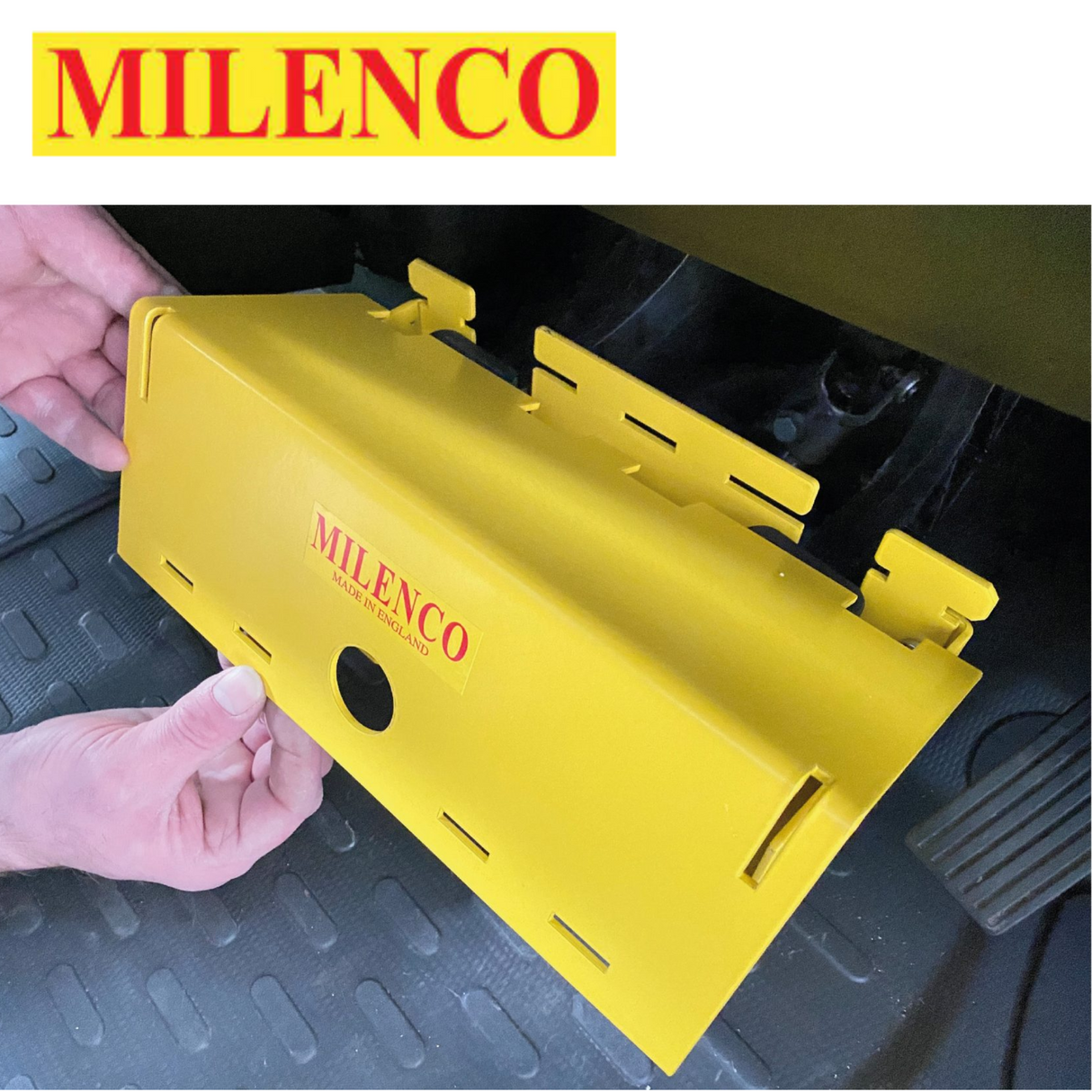 Milenco BC Locks in black, showcasing durable design and secure locking mechanism for added safety.