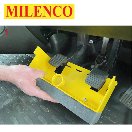 Milenco BC Locks set displayed with sturdy design, showcasing durable materials and secure locking mechanism.